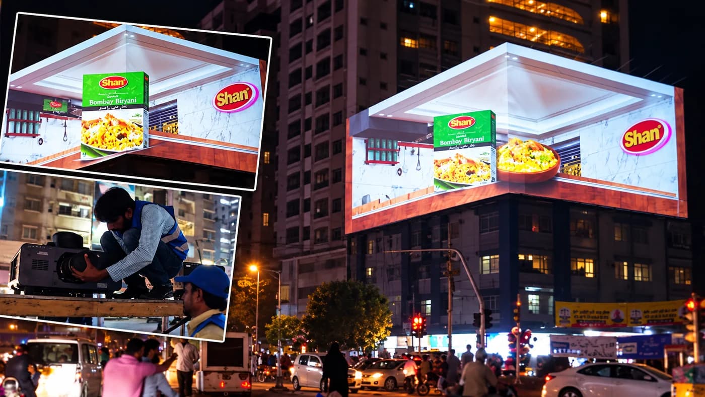 HS360 Shan Foods 3D outdoor experience
